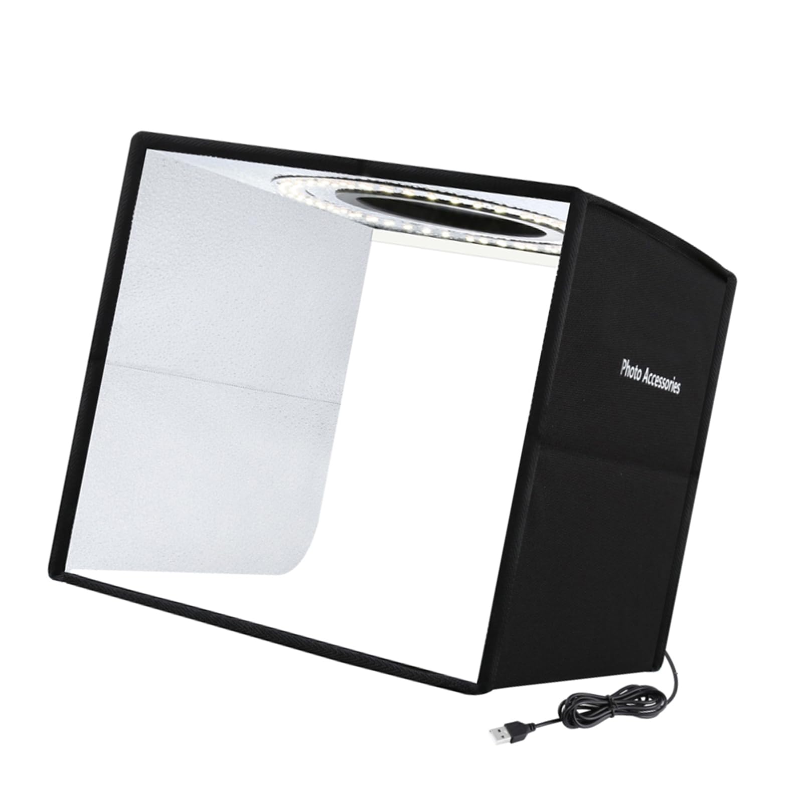 Scatola Luminosa Fotografica, 9,65 Pollici, LED Cri95, 12 Fondali | Softbox in Tessuto Pieghevole, Lavagna Luminosa Rotonda, Utilizzo da Parte del Venditore Etsy, Servizi Fotografici per