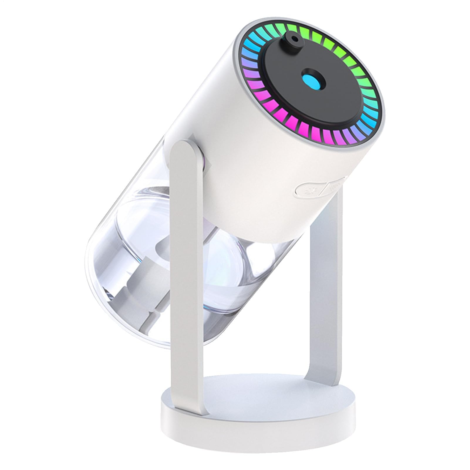 Umidificatore a nebbia fredda con diffusore di olio e luce d'atmosfera, elegante proiettore per asilo nido e casa, comoda soluzione di umidità per camera da letto e spazi familiari