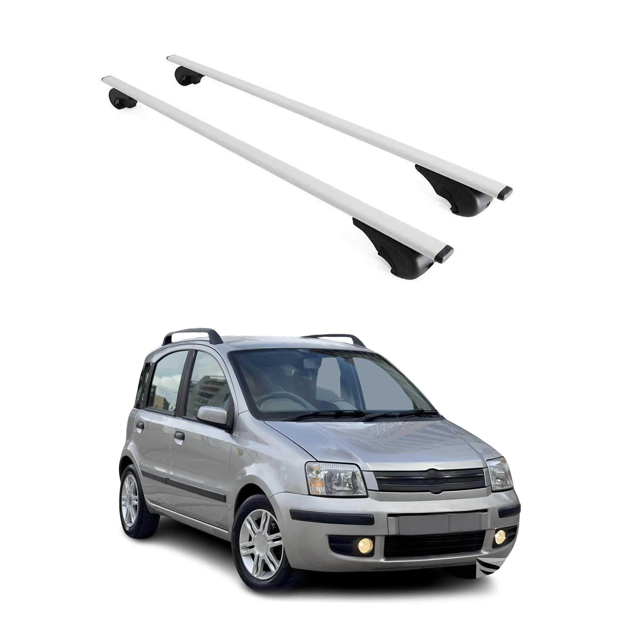 OMAC Barre Portatutto Trasversali per FIAT Panda II 2003-2012 – TÜV/DIN 75302