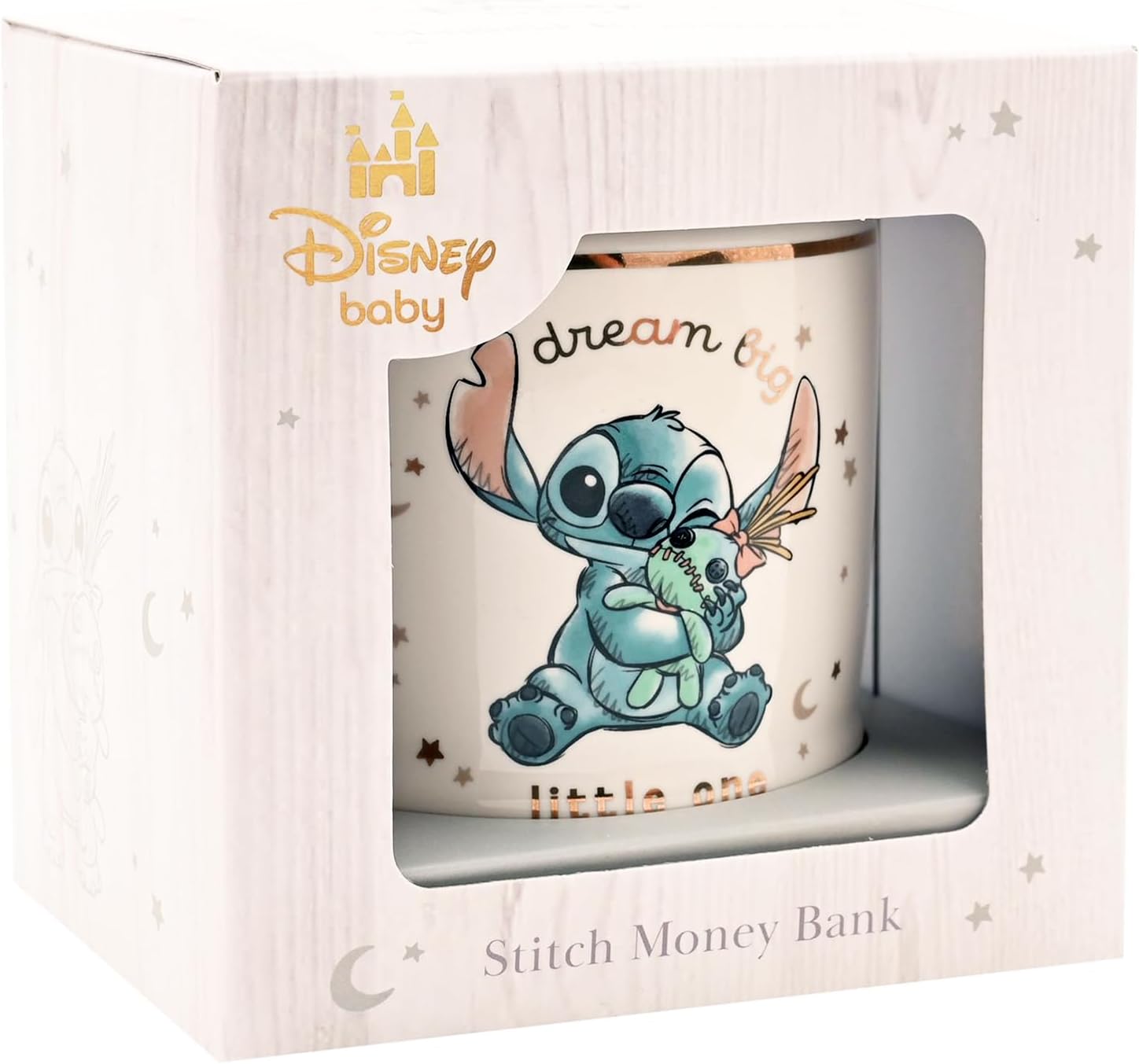Disney Stitch Money Bank Magical Beginnings Ceramic Money Box Bank
