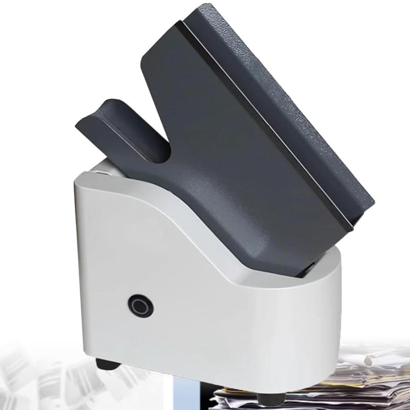 Paper Jogger automatico - Sorter carta da tavolo con supporto angolare, 18000 giri/min, slot di grande capacità per uffici e centri di copia di stampa