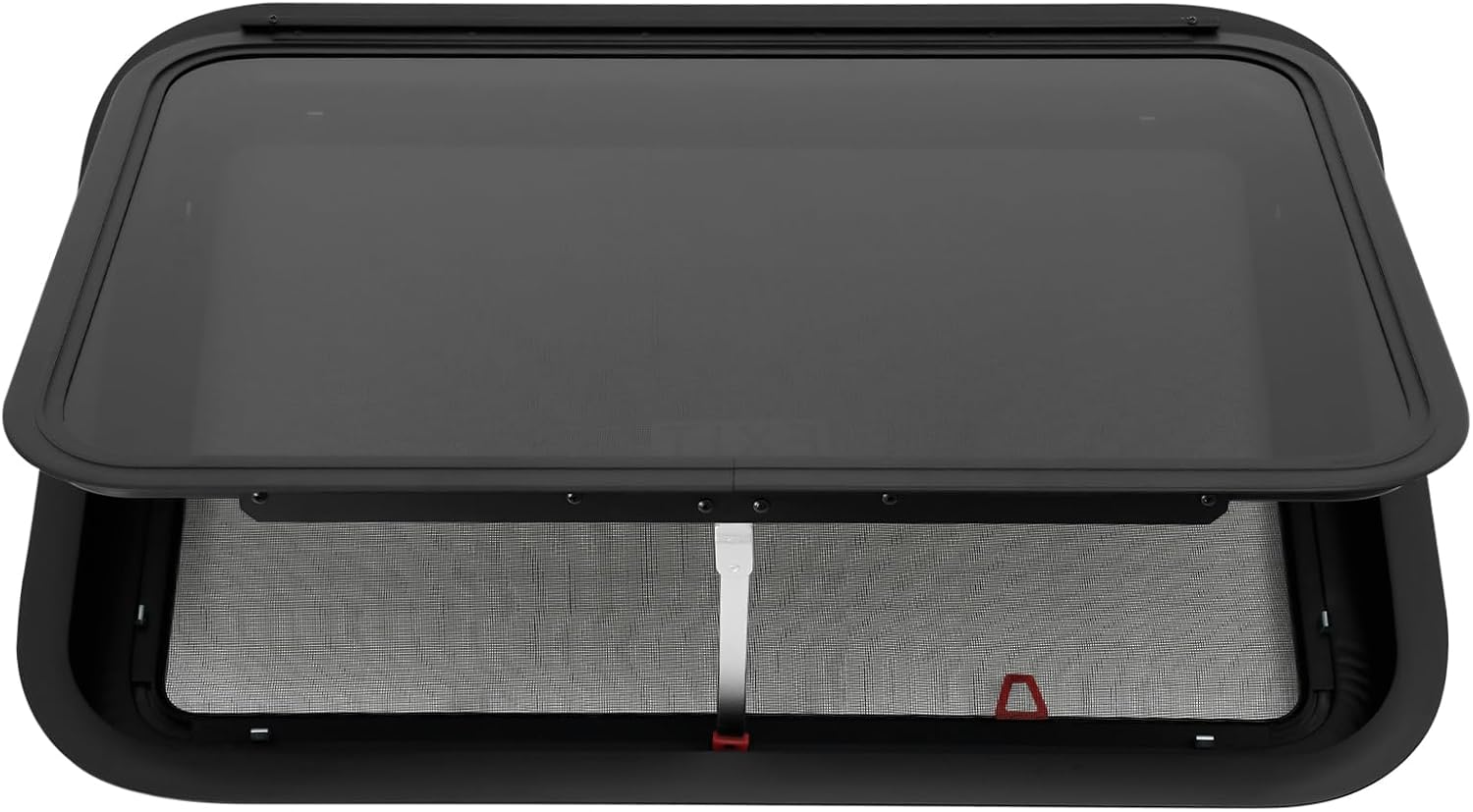 RV Exit Window Replacement, Camper RV Emergency Window 30" W x 20" H, Ultra Thick Tempered Glass Camper Emergency Panel with Practical Ring for Cargo Trailer Camper Van Truck(30inx20in)