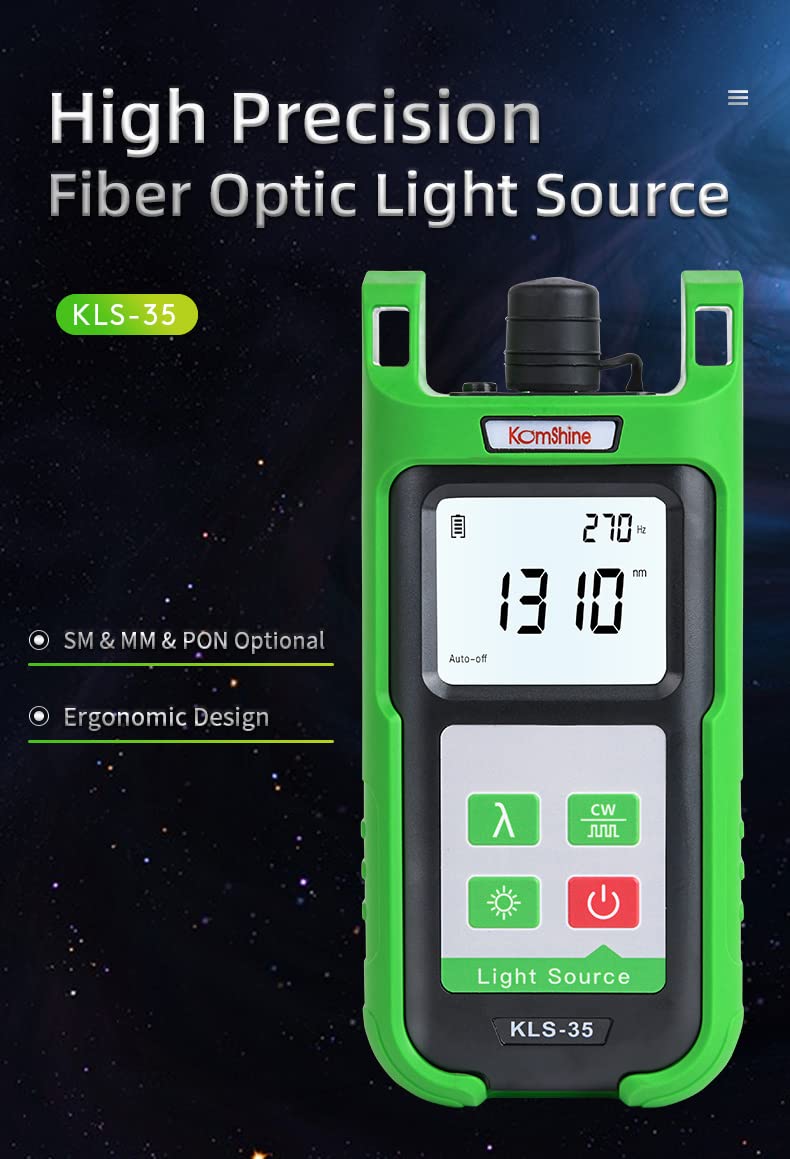 Optical Fiber Light Source KLS-35 PON Type for 1310/1490/1550nm Typical Output Power?-5dB