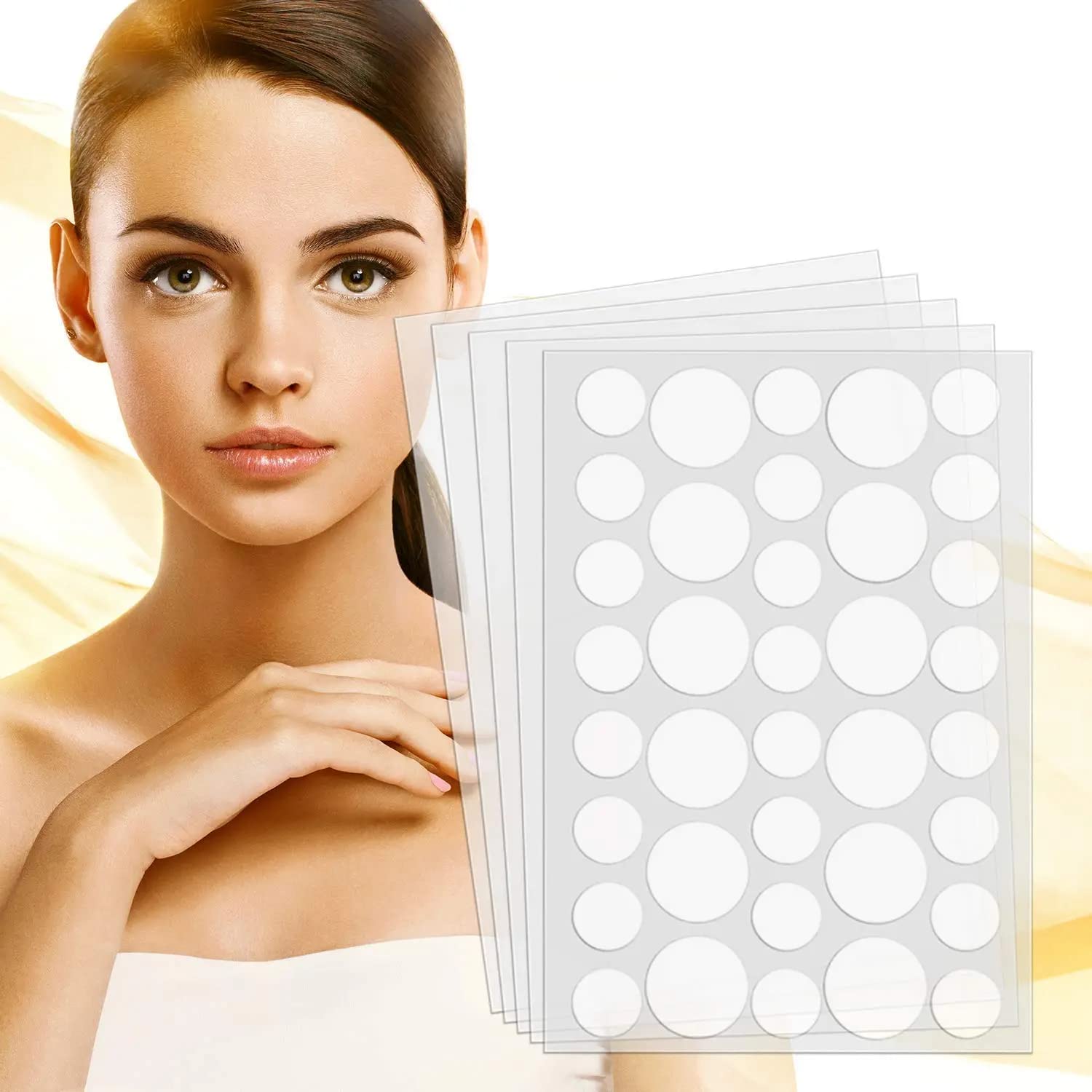 Pimple Patch for Acne, Skin Tag Remover and Acne Patch Dots - Invisible Hydrocolloid Pimple Tag Remover for Face Skin - All Skin Types - Women and Girls Skin Tag Cover Patch - Soft Pimple Cover Patch (36 Patch)-image-7