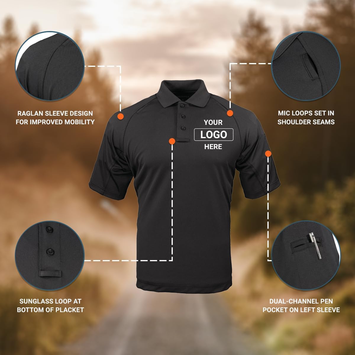 Propper Men's Propper Logo Utility Short Sleeve Men's Polo