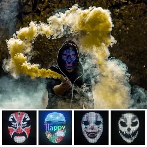 Trendynow365 Rechargeable Led Halloween Mask With Bluetooth thumb #2