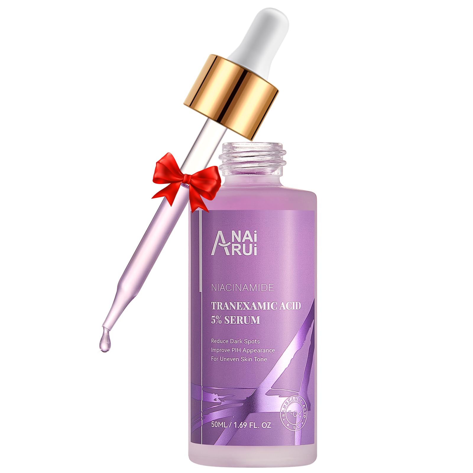 ANAI RUI 5% Tranexamic Acid Serum With Niacinamide,Kojic Acid, Arbutin,for Uneven Skin Tone 1.69 FL.Oz/50 ML