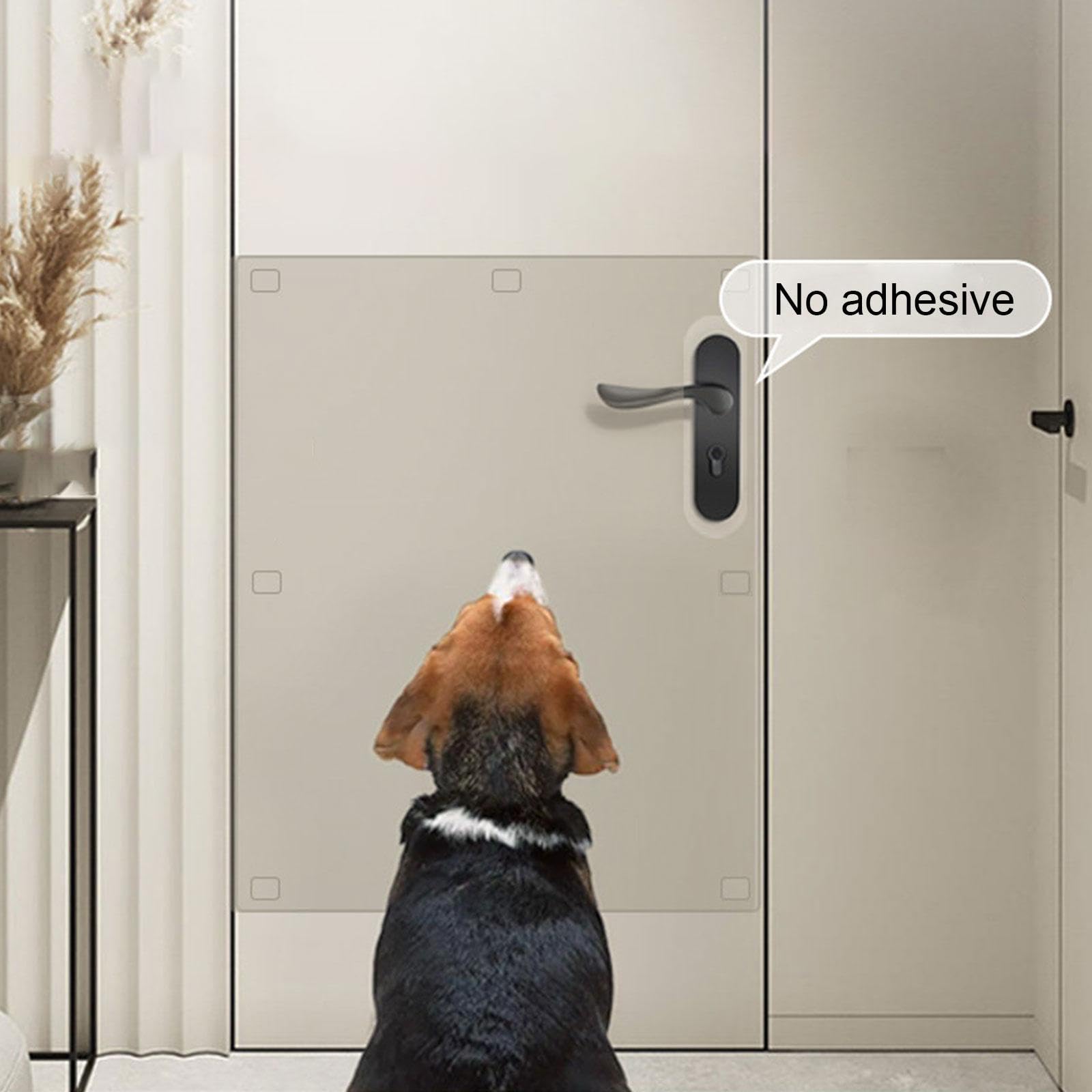 Panel Protector contra Arañazos de Puerta Protector de Puerta contra Arañazos de Perros Protector de Puerta contra Arañazos para Mascotas Protector Co, 120cm X 83cm