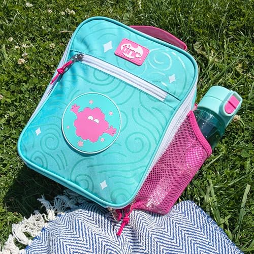 Tinc Kids Insulated Lunch Bag for Boys & Girls With Adjustable Strap & Bottle Holder, Mint Green - Image 4