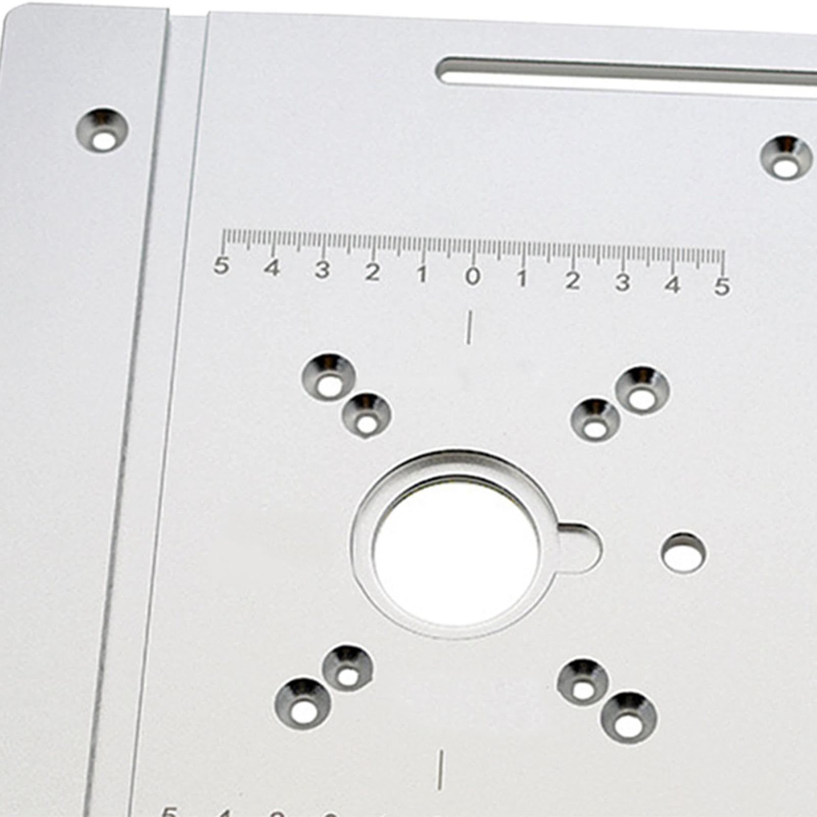 Plaque D'insertion En Aluminium pour Table de Défonceuse, Affleureuse, Table Pliante, Plaque pour établi de Menuisier, Plaque B