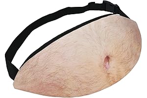 3D Beer Belly Waist Pack - White Elephant Gifts Funny Under $10