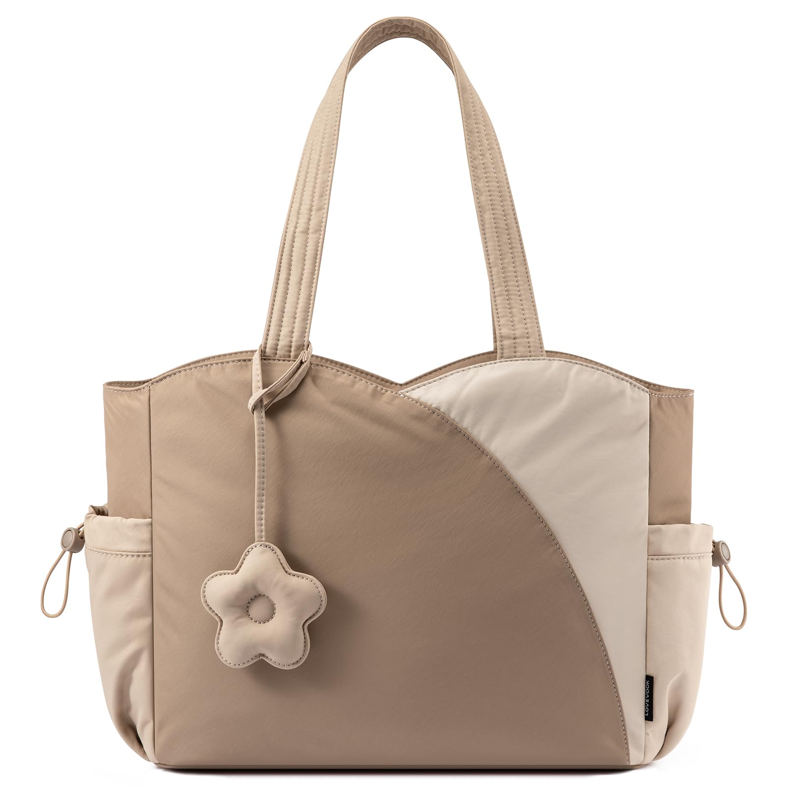 LOVEVOOK Borsa Donna Grande, Borsa Università Borsa da Lavoro, Borse porta PC Tote Bag Tracolla per Ufficio Scuola