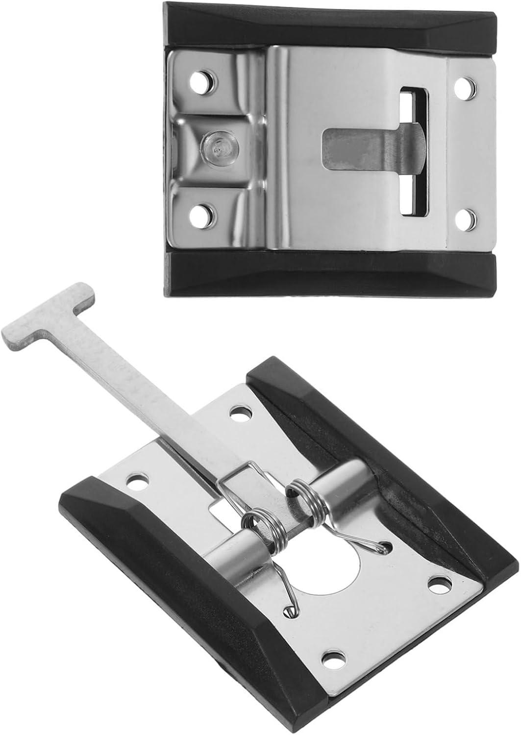 BESTYASH RV Door Latch Hook Stainless Steel Trailer Door Catch for Cargo Trailers Trucks and RVs Adjustable Secure Locking System for and Motorhomes