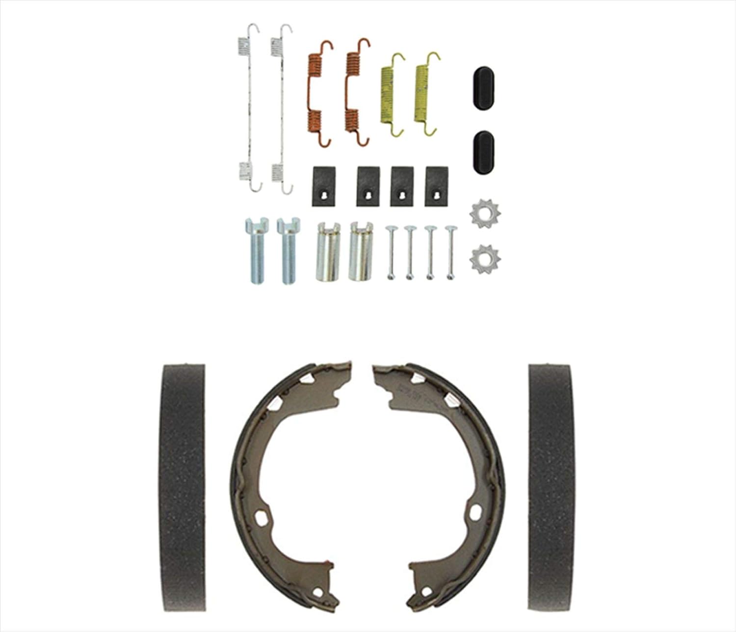 Mac Auto Parts Rear Emergency Parking Brake Shoes Spring Replacement Kit Fits For 11-19 Jeep Grand Cherokee