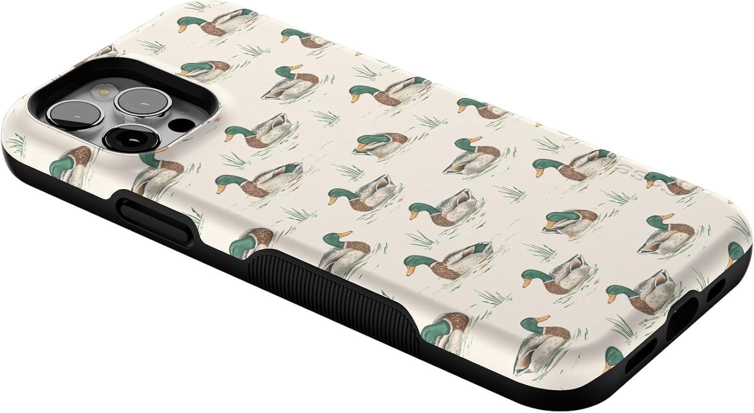 Casely iPhone 12/12 Pro Case | The Boyfriend Collection | Mallard & Co. | Bold Protective Design | Compatible with MagSafe