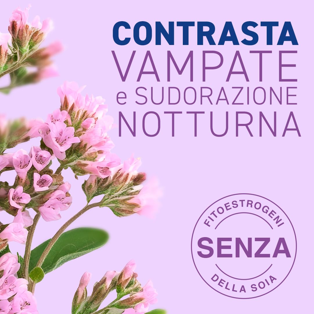 Ymea Vamp Control Integratore Alimentare - Compresse Multivitaminiche per una Progressiva Riduzione delle Vampate di Calore - 128 Capsule