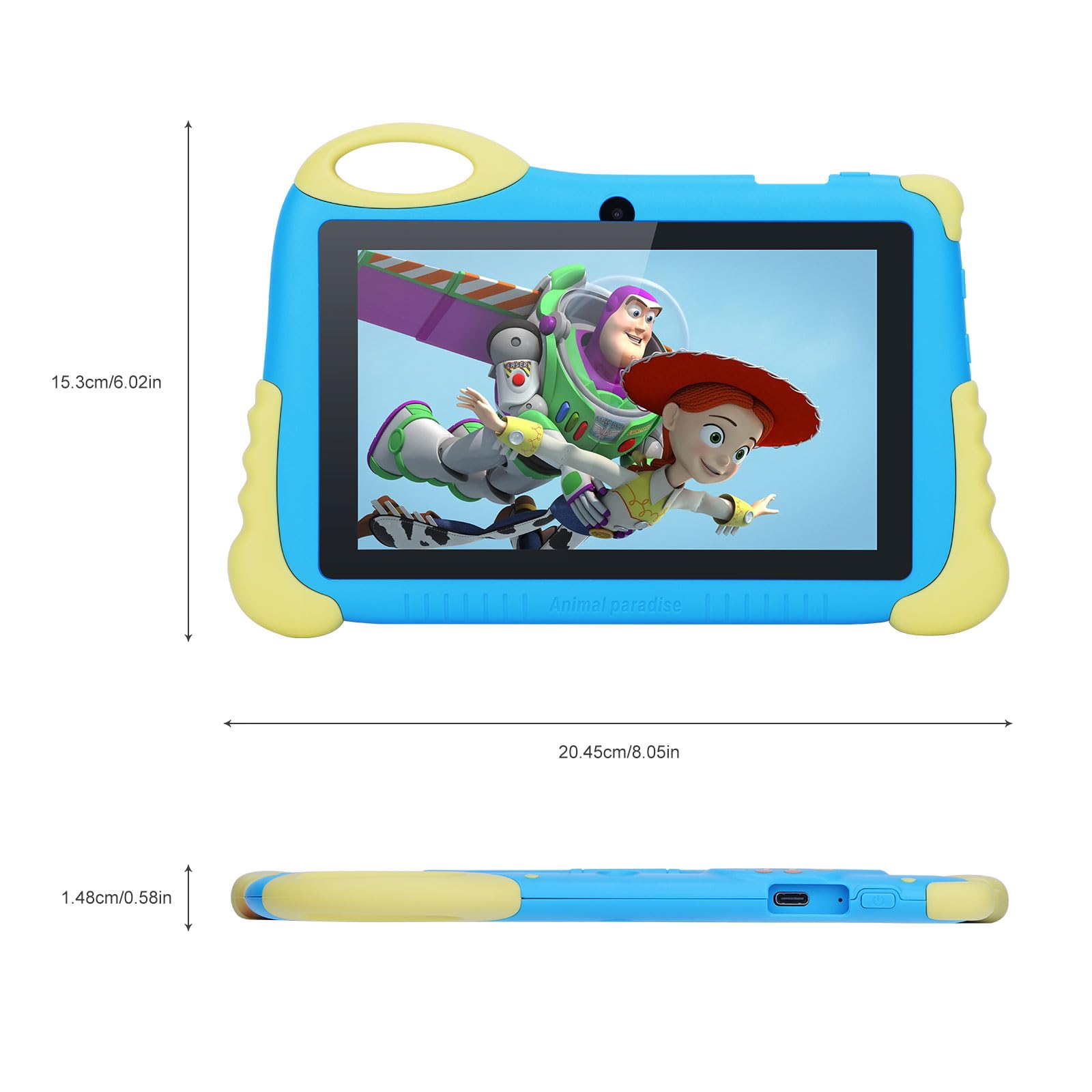 C idea 7 Tablet for Kids 3-7 Years, Android 13 Kids Tablet for