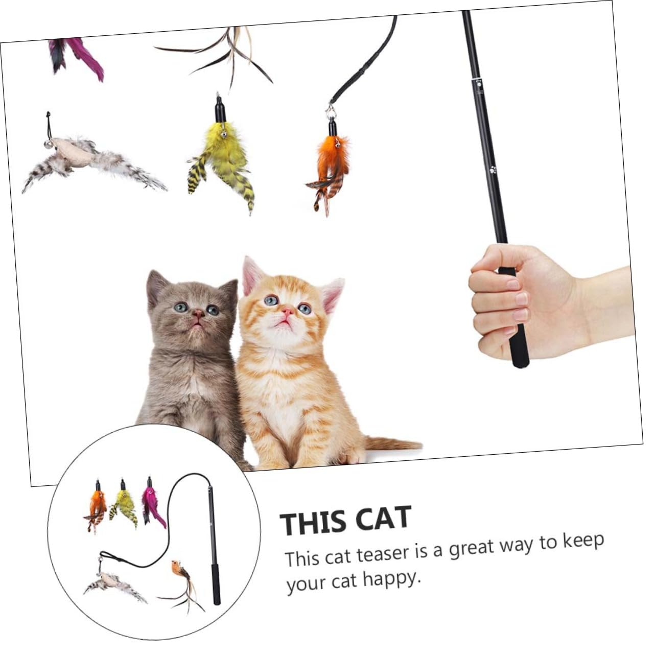 Juguetes para Gatos De Burlarse Juguete para Gatos Duradero para Gatitos Casa
