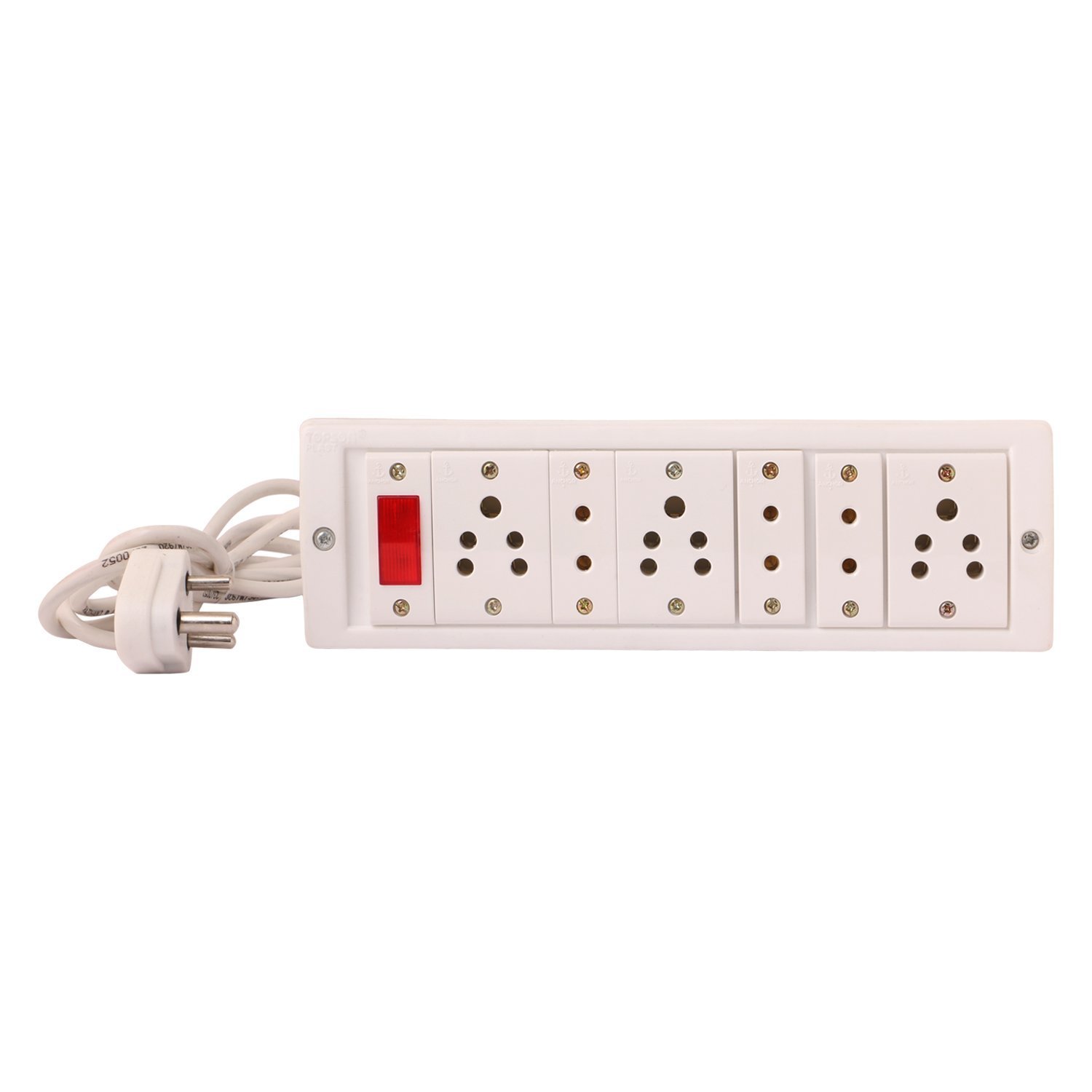 power strip extension multi outlet board Fitted with 6 Anchor Sockets,Anchor Indicator And 4 Metre Wire With5 Amp Plug-picture-28