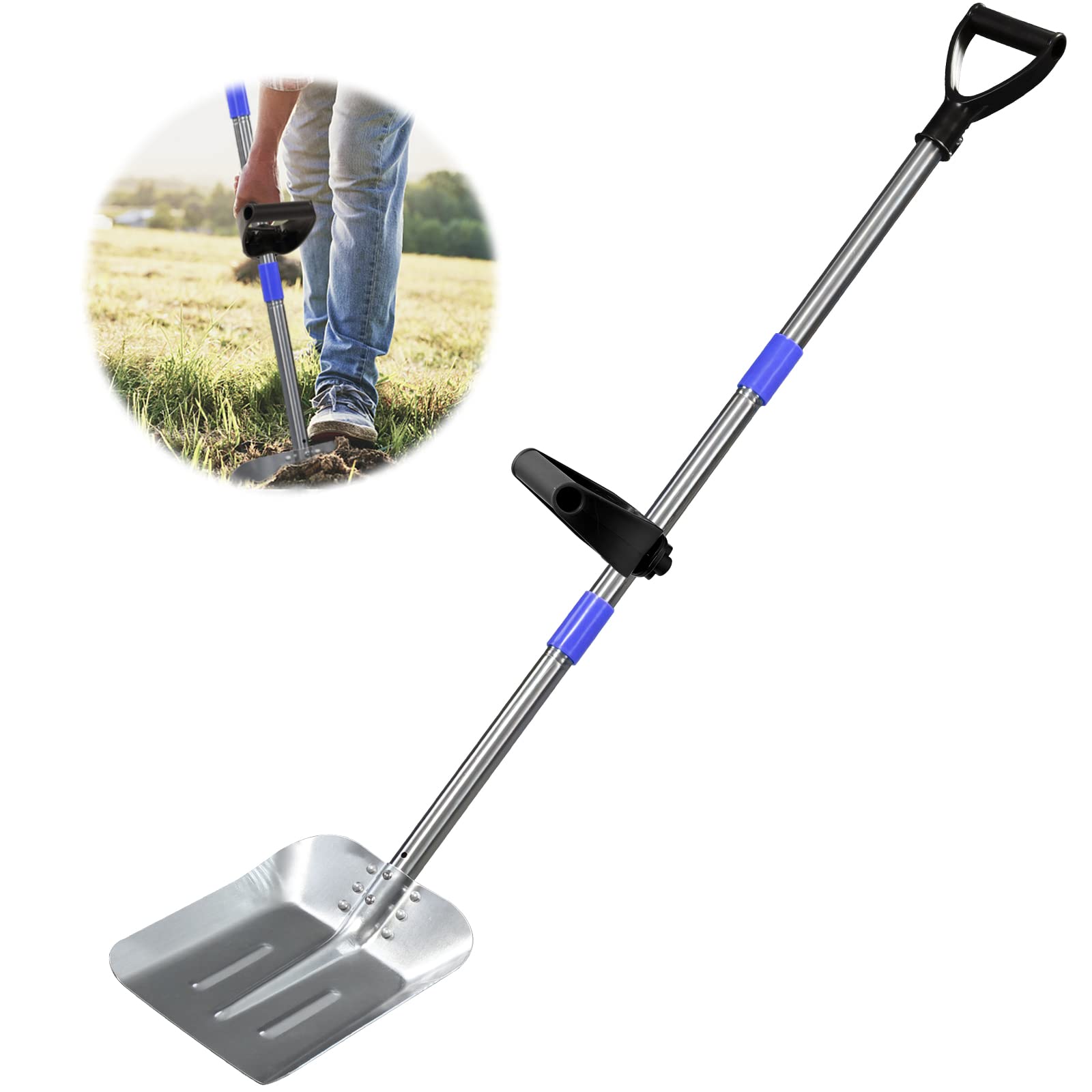 Buy Garden Shovels for Digging Ergonomic D Grip Spade Shovel with