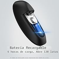 Vista 3 de Canslab Ultrablade PRO Abrelatas con Parada Automática - Abrelatas Eléctrico Recargable para Cocina para Personas Mayores con Artritis - Abridor