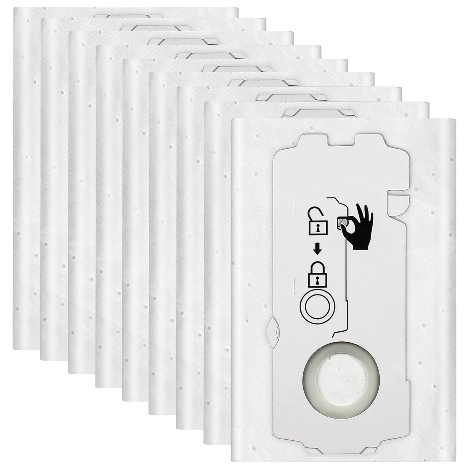 9 Pack 204308 Replacement Dust Bags for Festool CT MINI & MINI I/MIDI & MIDI I Manufactured from 2019 onwards Dust Extractors