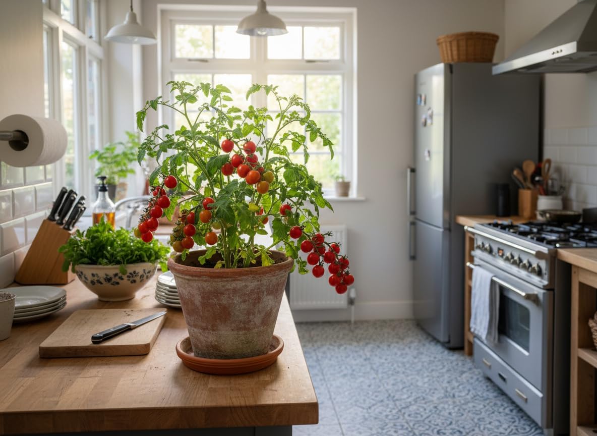 Miracle LED Cherry Tomatoes Starter Grow Light Kit 3-Socket Full Spectrum (2- Pack)