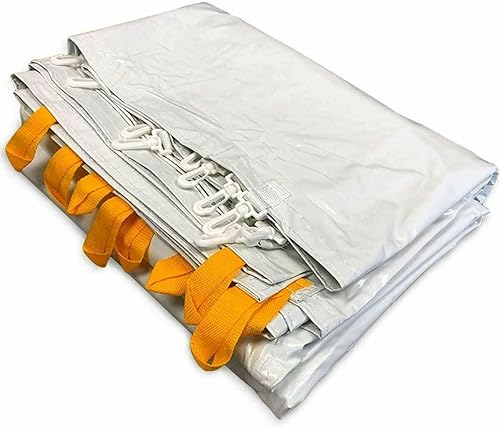 Miniatura 2 de TentandTable Pared lateral sólida estándar, para tiendas de campaña de fiestas y toldos, 9 pies por 20 pies, vinilo translúcido de 14 onzas, tienda