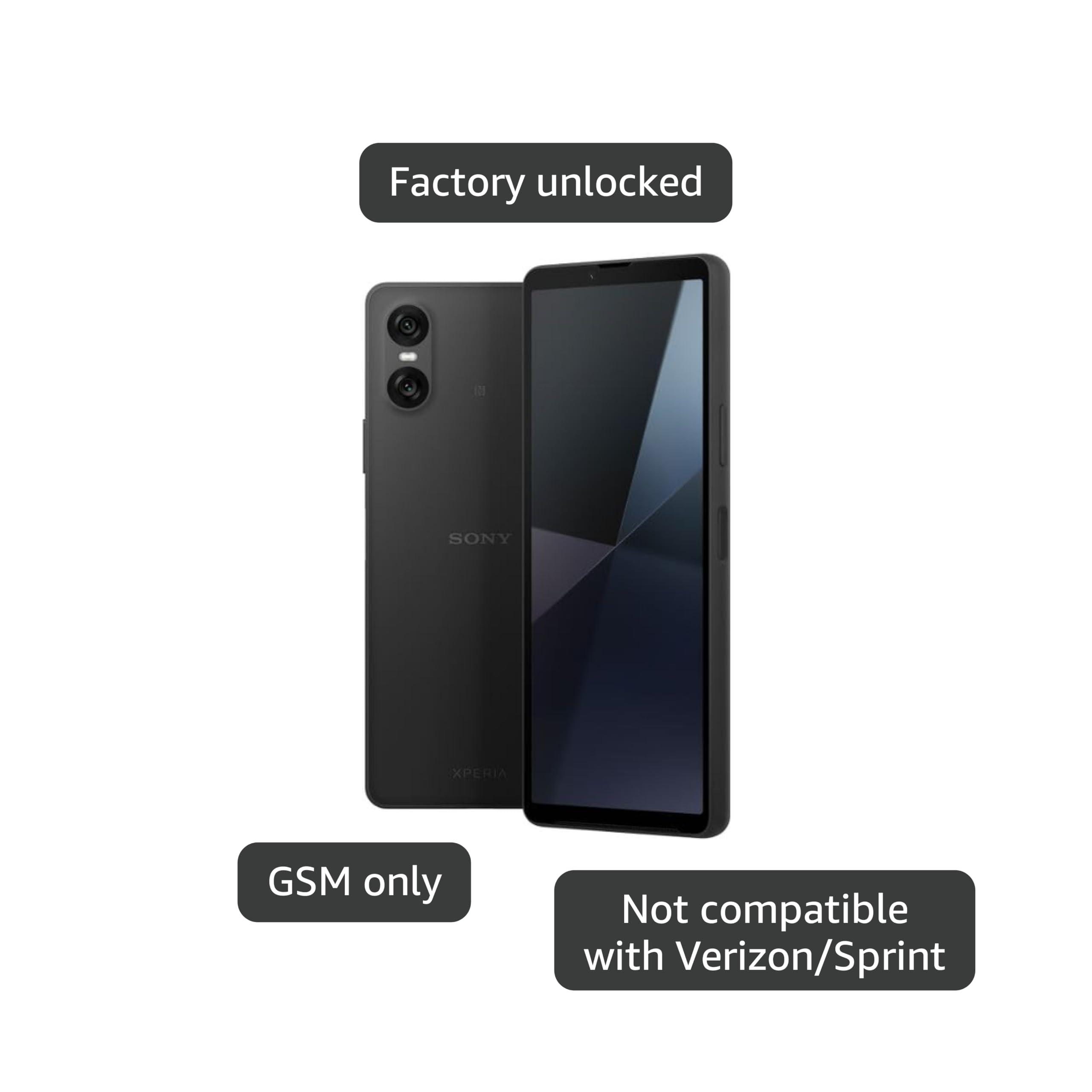 Amazon.com: Sony Xperia 10 VI 5G XQ-ES72 128GB 8GB RAM Factory Amazon.com: Sony Xperia 10 VI 5G XQ-ES72 128GB 8GB RAM Factory