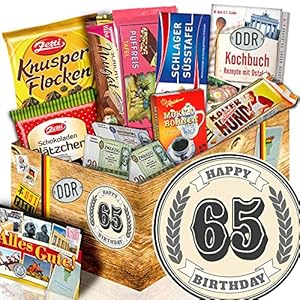 Geschenk zum 65. / DDR Korb / Geschenke 65. Geburtstag Mann