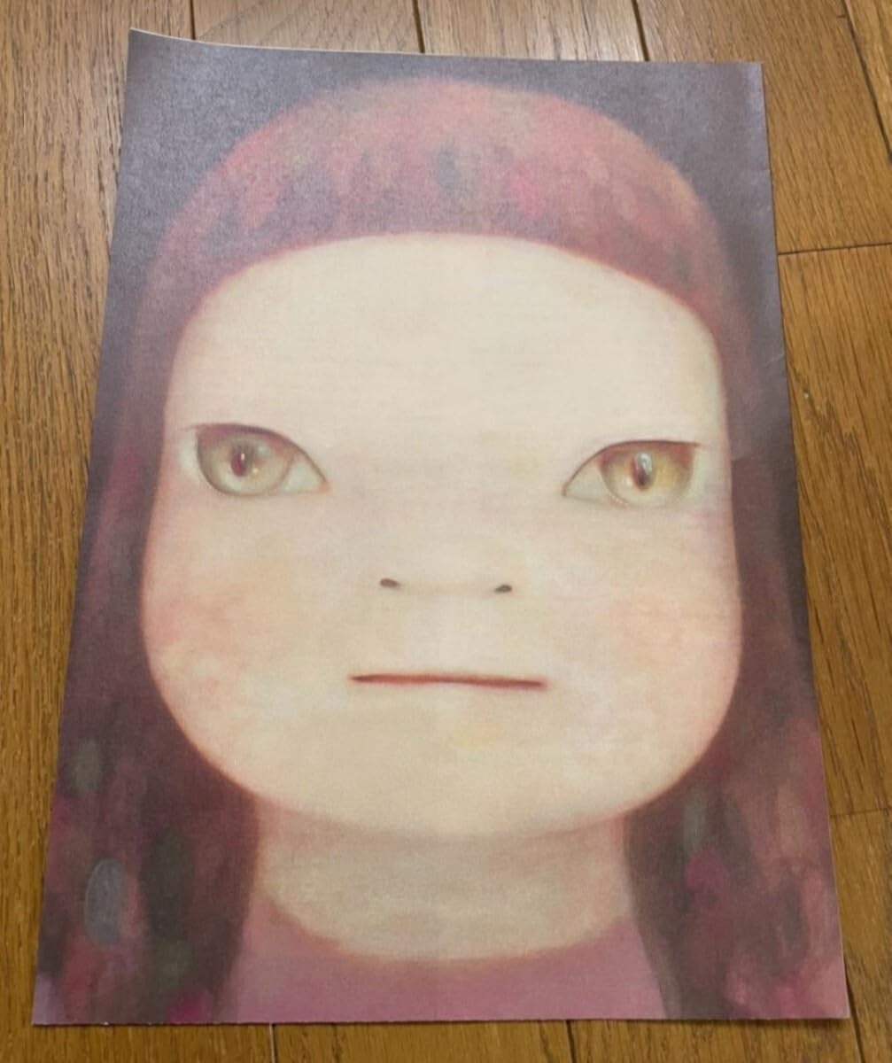 奈良美智 】for better or worse展 B2サイズ 額縁付き 奈良美智