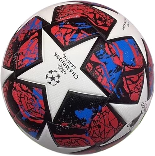 Miniatura 26 de Balón de fútbol de la liga Dorhob tamaño 5 y tamaño 4, balón de partido enlazado térmicamente con costuras sin costuras - Cuero PU profesional de