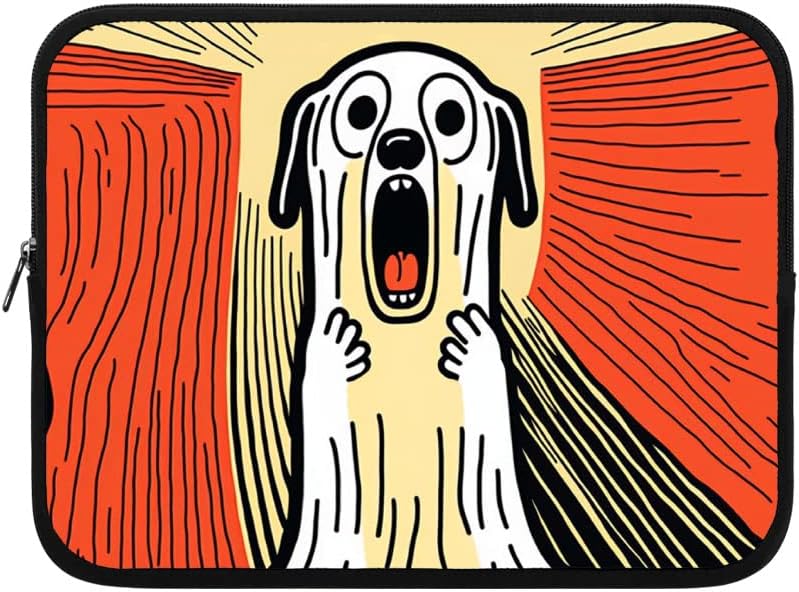 Funny Dog iPad Sleeve - Graphic Tablet Sleeve - Art Print Carrying Case - 10 inches