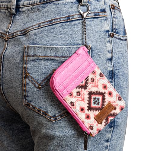 Image of Wrangler Western Card Wallet for Women Aztec Credit Card Holder for Women