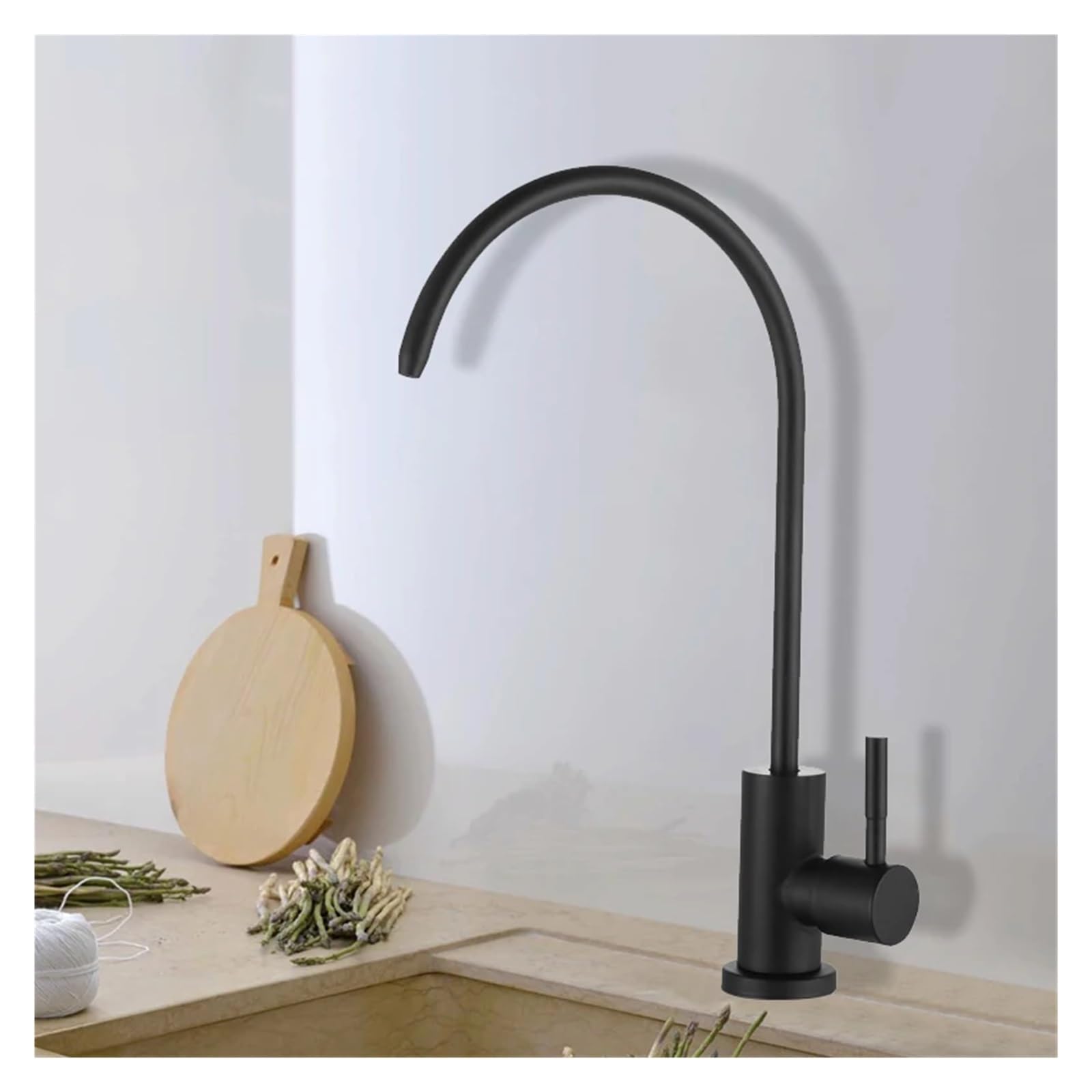 Mezclador de Filtro de Agua de Cocina, Grifo Giratorio de 360 ​​Grados, de Acero Inoxidable (Color : 03)