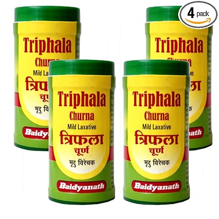 Baidyanath Triphala Churna Mild Laxative - 50 gms (Pack of 4)