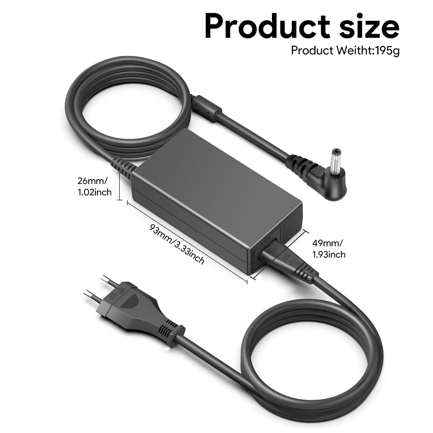 KFD 65W Ladegerät Netzteil Ladekabel für Medion Akoya FSP065-REB PN 40068634 40073649 E14304 E15415 MD63780 Ersatz Notebook AC DC Adapter E15301 E15302 E15303 E16401 E16402 E14302 E15308 19V 3,42A KFD 65W Ladegerät Netzteil Ladekabel für Medion Akoya FSP065-REB PN 40068634 40073649 E14304 E15415 MD63780 Ersatz Notebook AC DC Adapter E15301 E15302 E15303 E16401 E16402 E14302 E15308 19V 3,42A