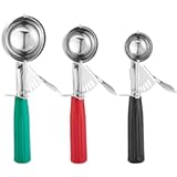 Cookie Scoop Set&comma; Ice Cream Scoop Set&comma; Cookie Scoops for Baking&comma; Multiple Size Large-Medium-Small Size Disher&comma; Professional 18&sol;8 Stainless Steel Cupcake Scoop