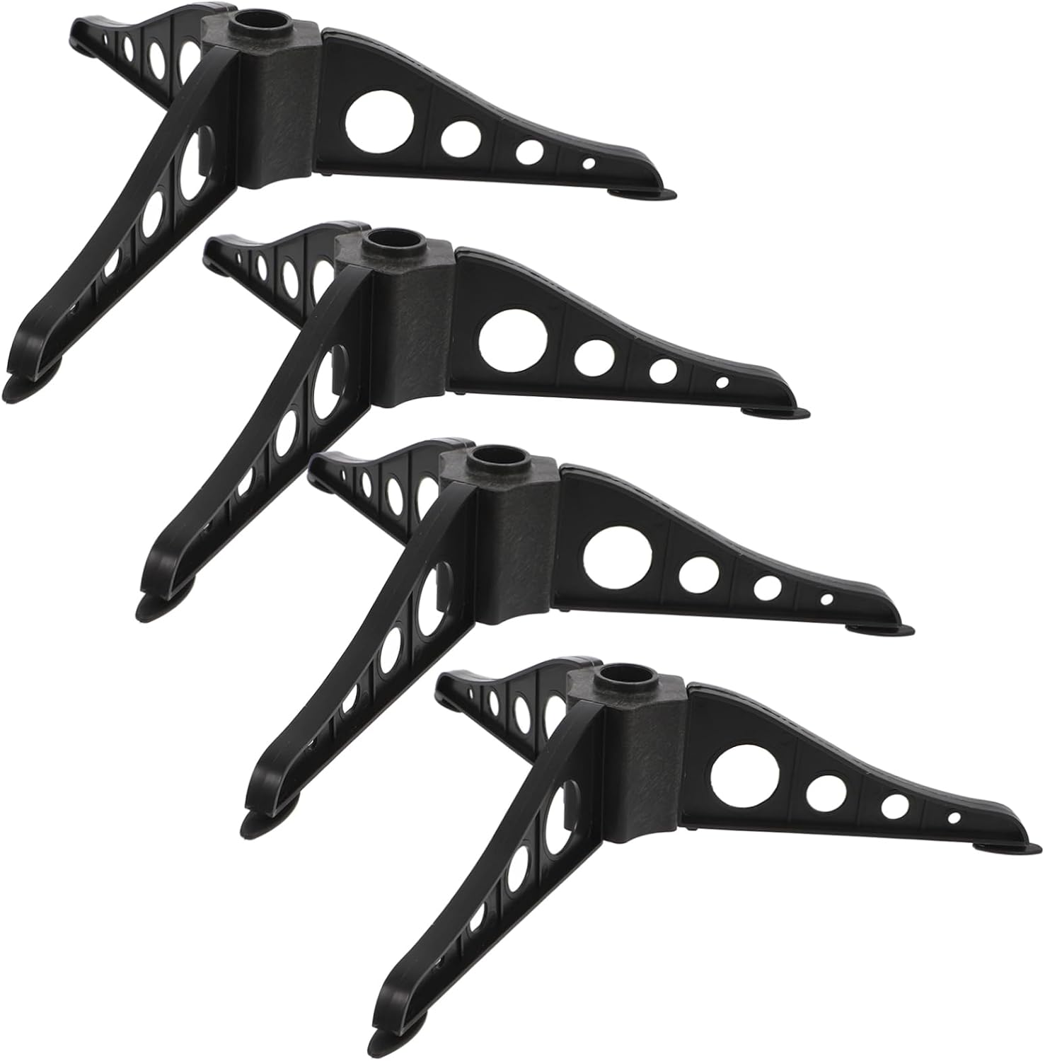 OUNONA 4pcs Christmas Tree Stand Base for Artificial Xmas Trees Easy to Install Stable Support Bracket for Home Holiday Decorations