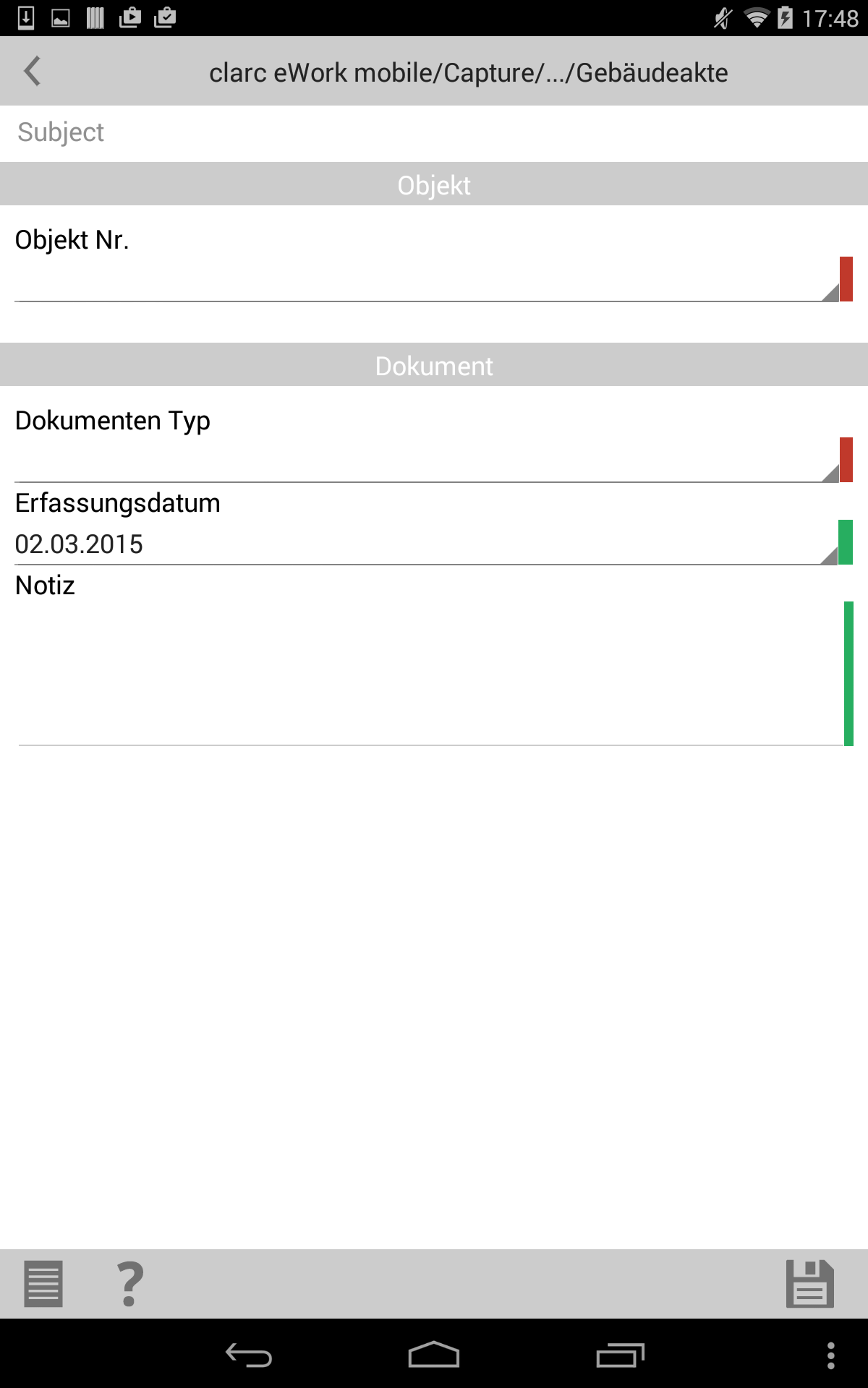 clarc eWork Mobile-App im Amazon Appstore