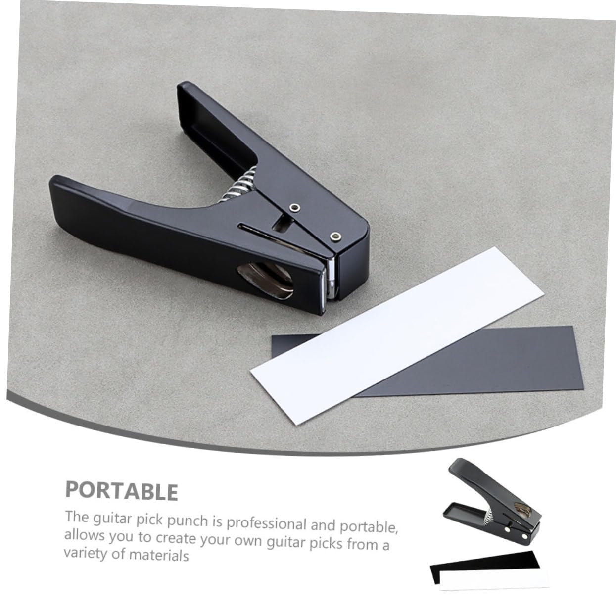 SUPVOX Punzonatrice Per Plettri Chitarra Kit Punzonatura Liutaio Strumento Costruzione Chitarre Accessori Fai Da Te Punzone Precisione Taglierina Hobby
