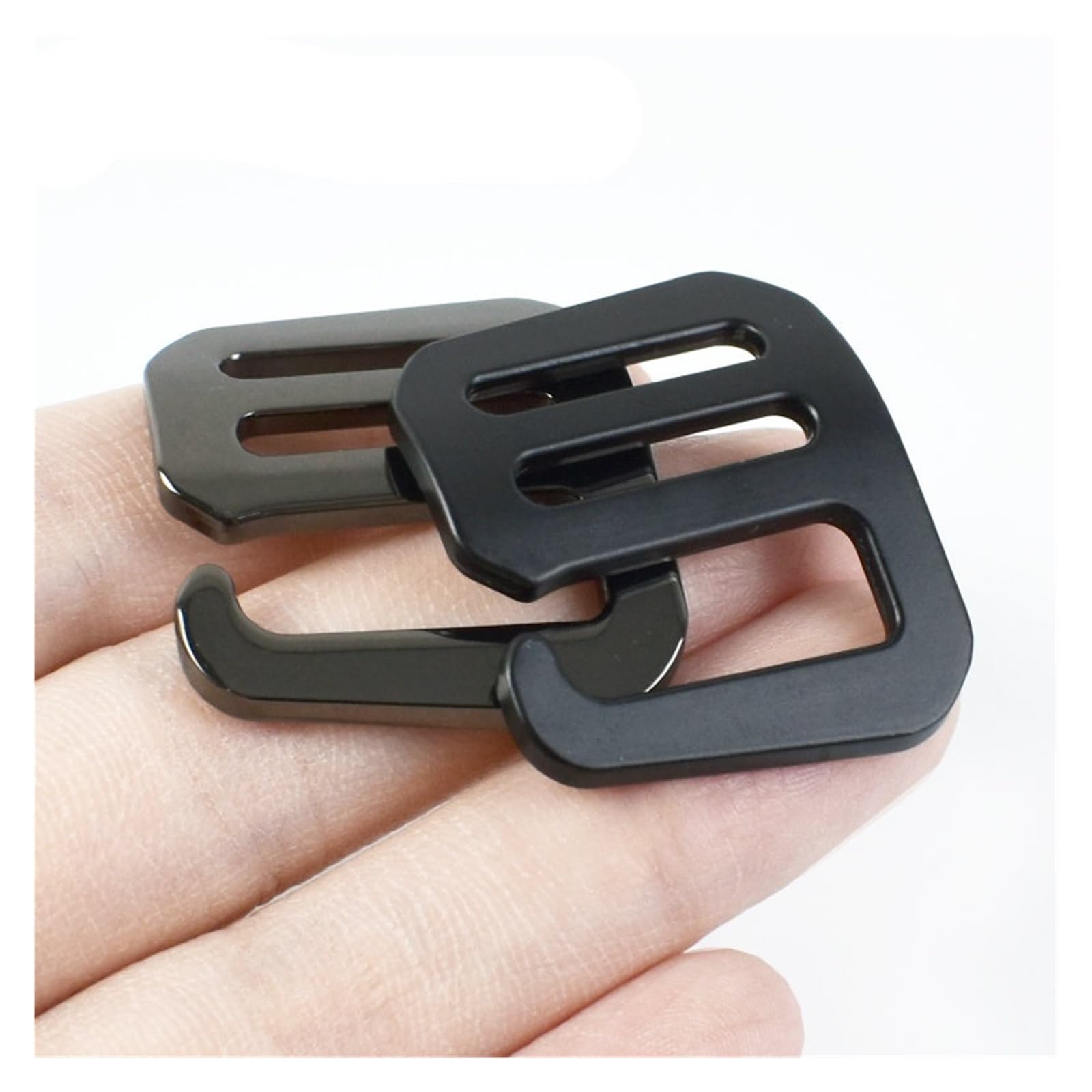 2/5/10 Pezzi 19/25/32/38 mm Fibbie in Metallo for Borsa Tracolla Ganci Cintura Tri-Glide Chiusura Web Anello regolatore Fai da Te Accessori in Pelle(Silver,25mm-10Pcs)