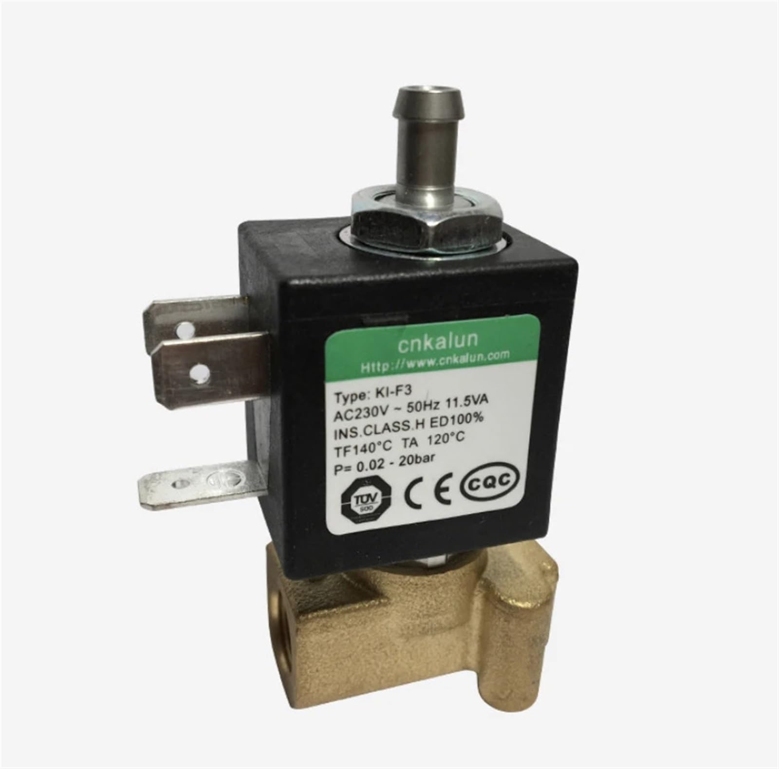 PXQCHAVLN 10 Pieces KL-F3 Three-Way Solenoid Valve 1.2mm Brass Solenoid Valve for Coffee Maker and Electric Iron(0.9mm)