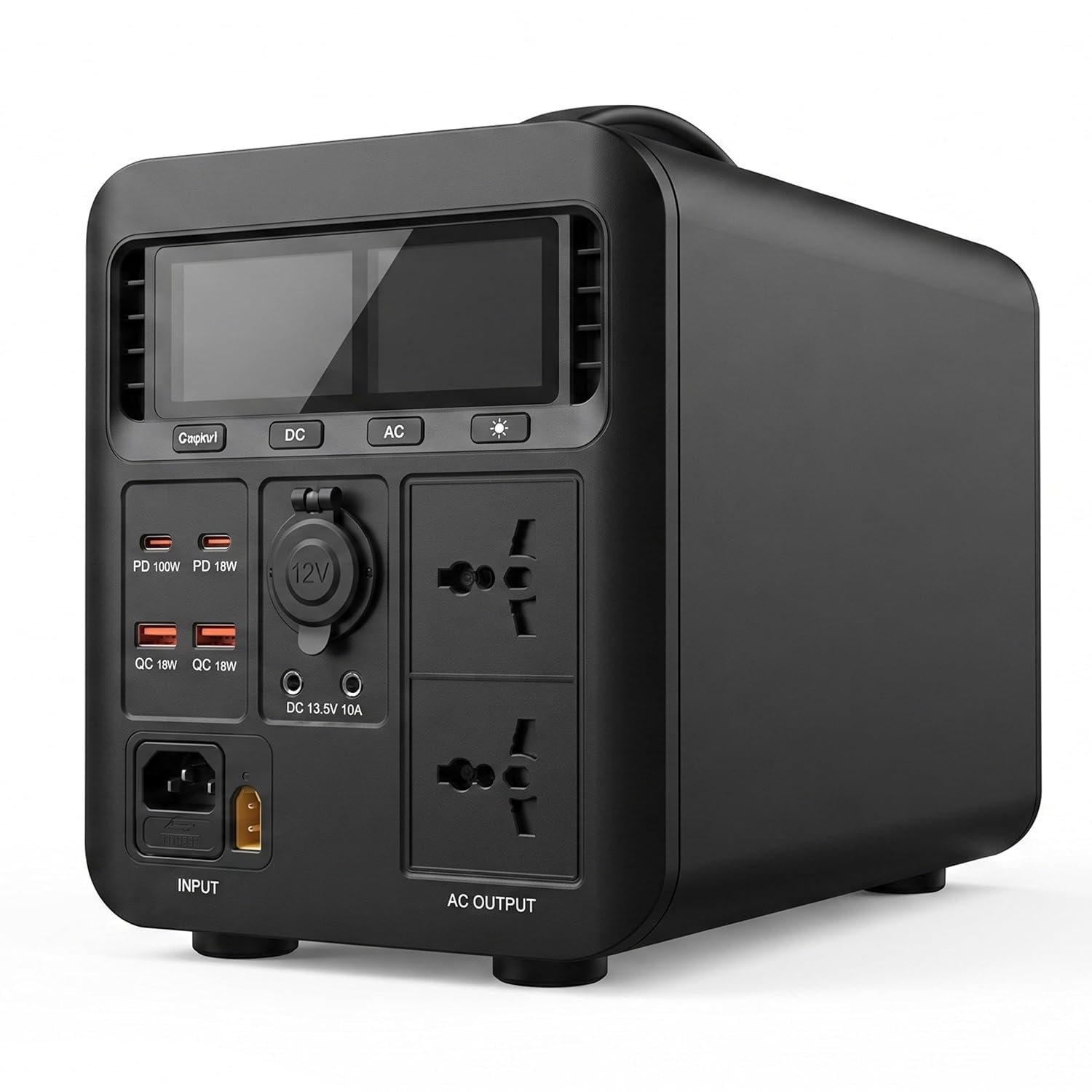 SS GOLD K700 Portable Power Station | 672Wh LiFePO4 Battery | 700W Pure Sine Wave Solar Portable Power Station | 100W PD USB-C | Fast Charging | Home Backup, Camping, Outdoor, Travel-image-12