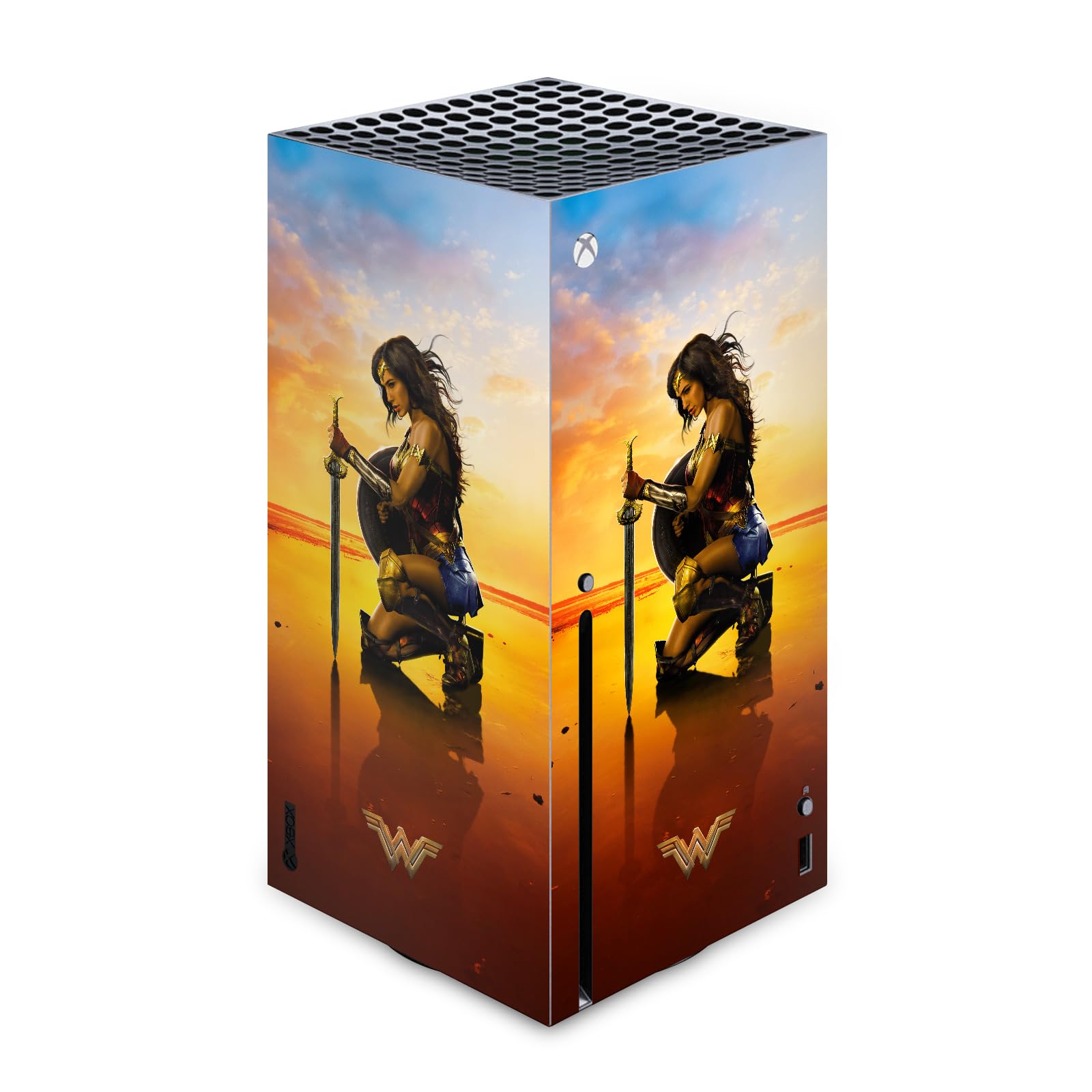 Head Case Designs sous Licence Officielle Wonder Woman Movie Épée Et Bouclier Posters Vinyle Autocollant De Jeu Peau Autocollant Couverture Compatible avec Xbox Series X Console