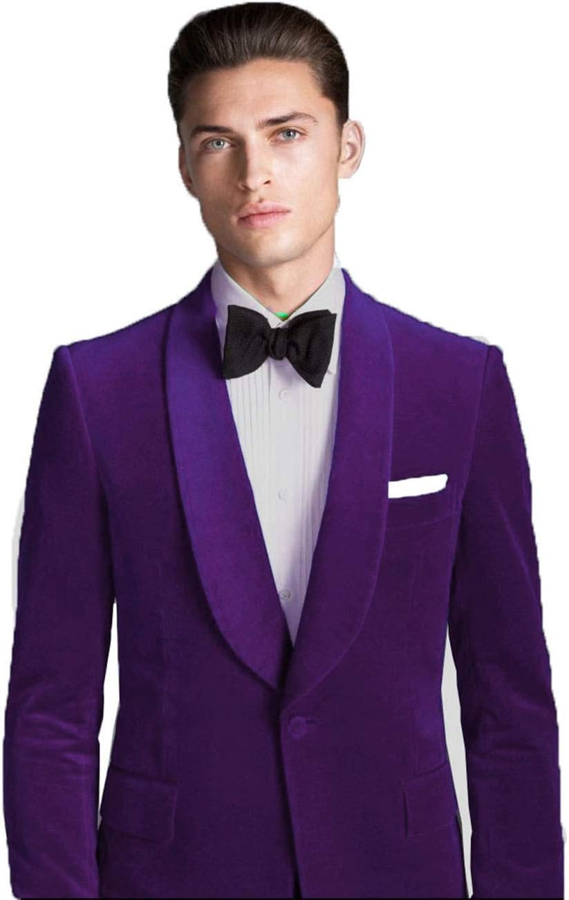 NewStyle Traje de Terciopelo para Hombre,