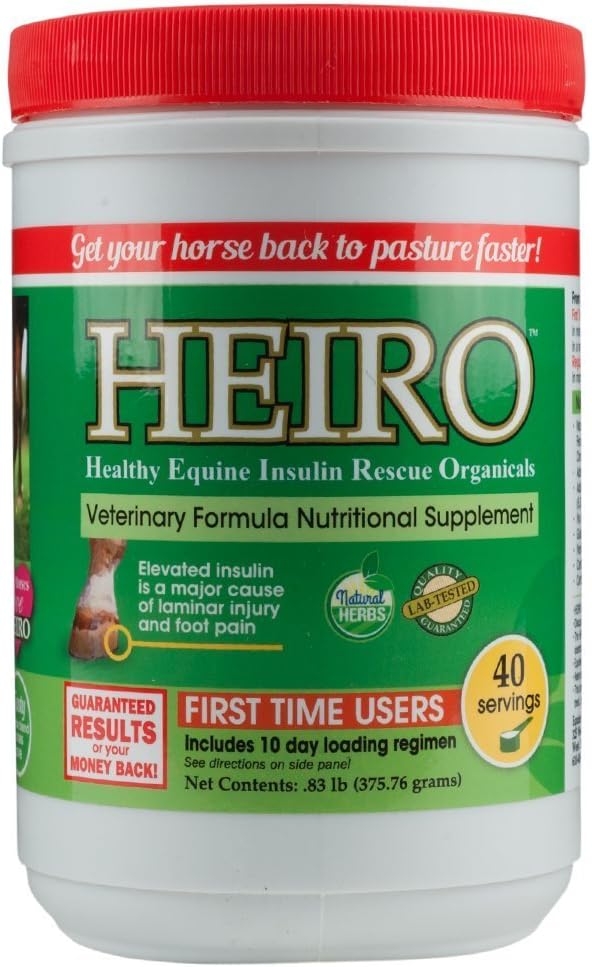 Heiro Healthy Equine Horse Insulin Resistant Rescue Organicals 30, 40, 60, 90, or 180 Day Supply