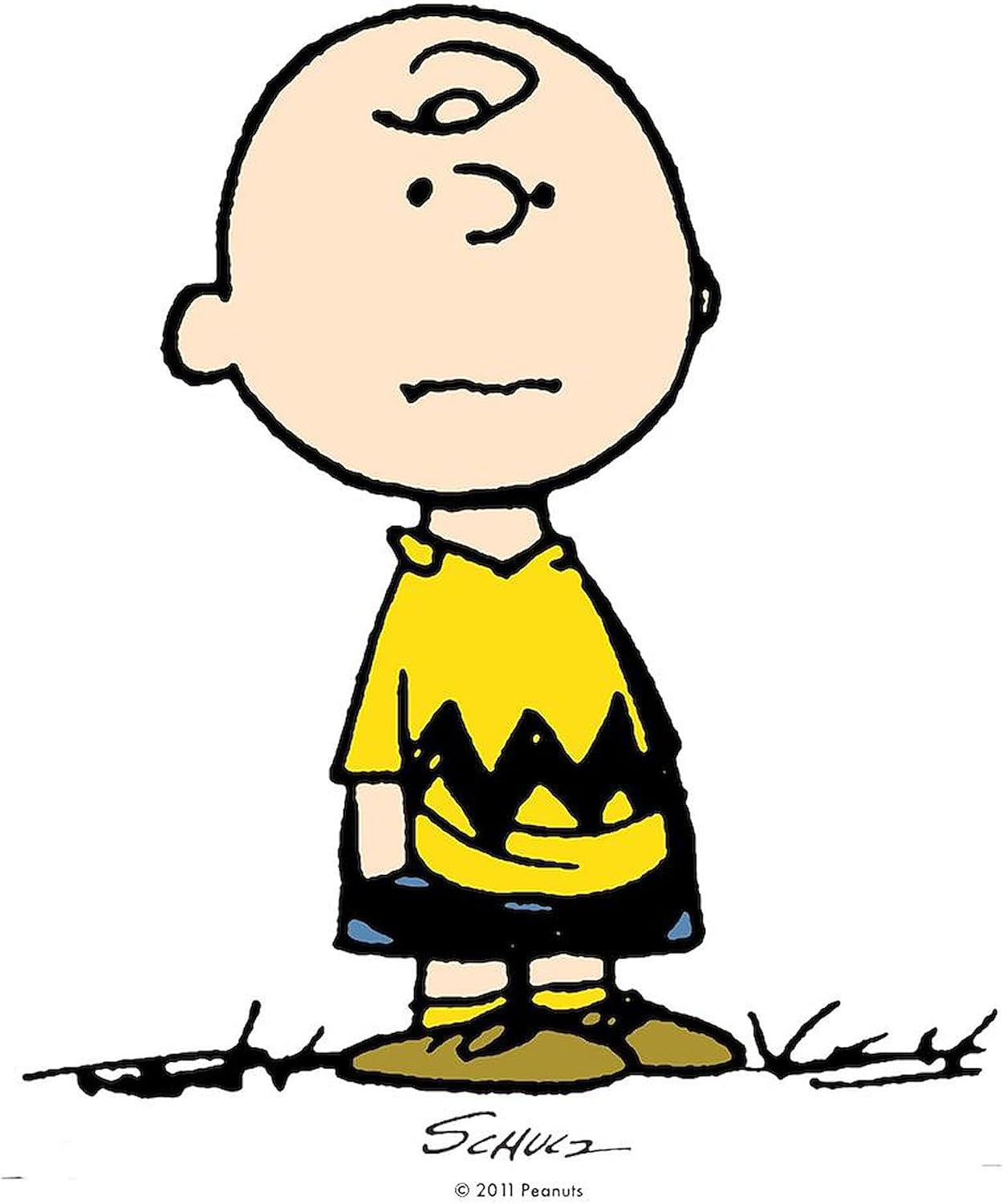 CafePress Charlie Brown Large Mug 11 oz (325 ml) Ceramic Coffee Mug