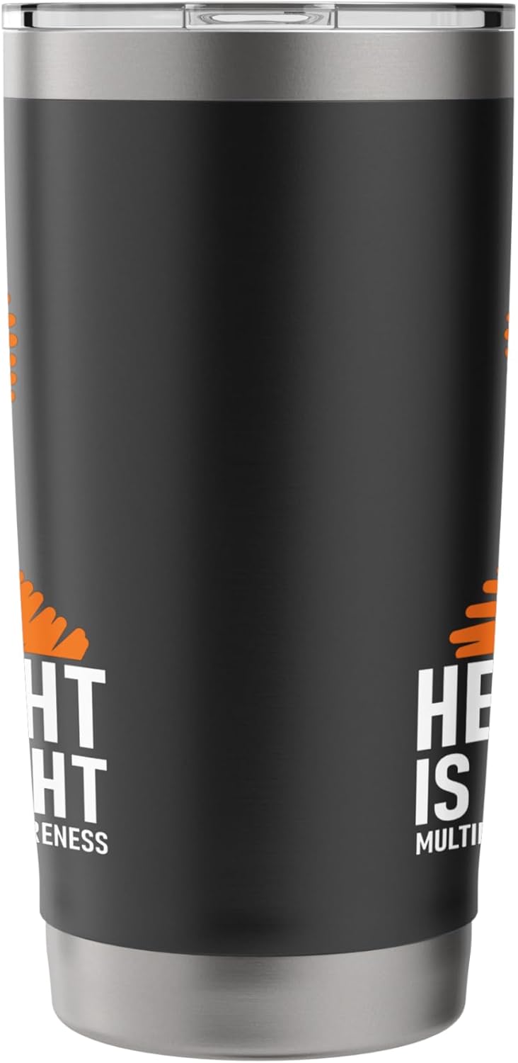 Her Fight Is My Fight Multiple Sclerosis Awareness Stainless Steel Insulated Tumbler - Image 4
