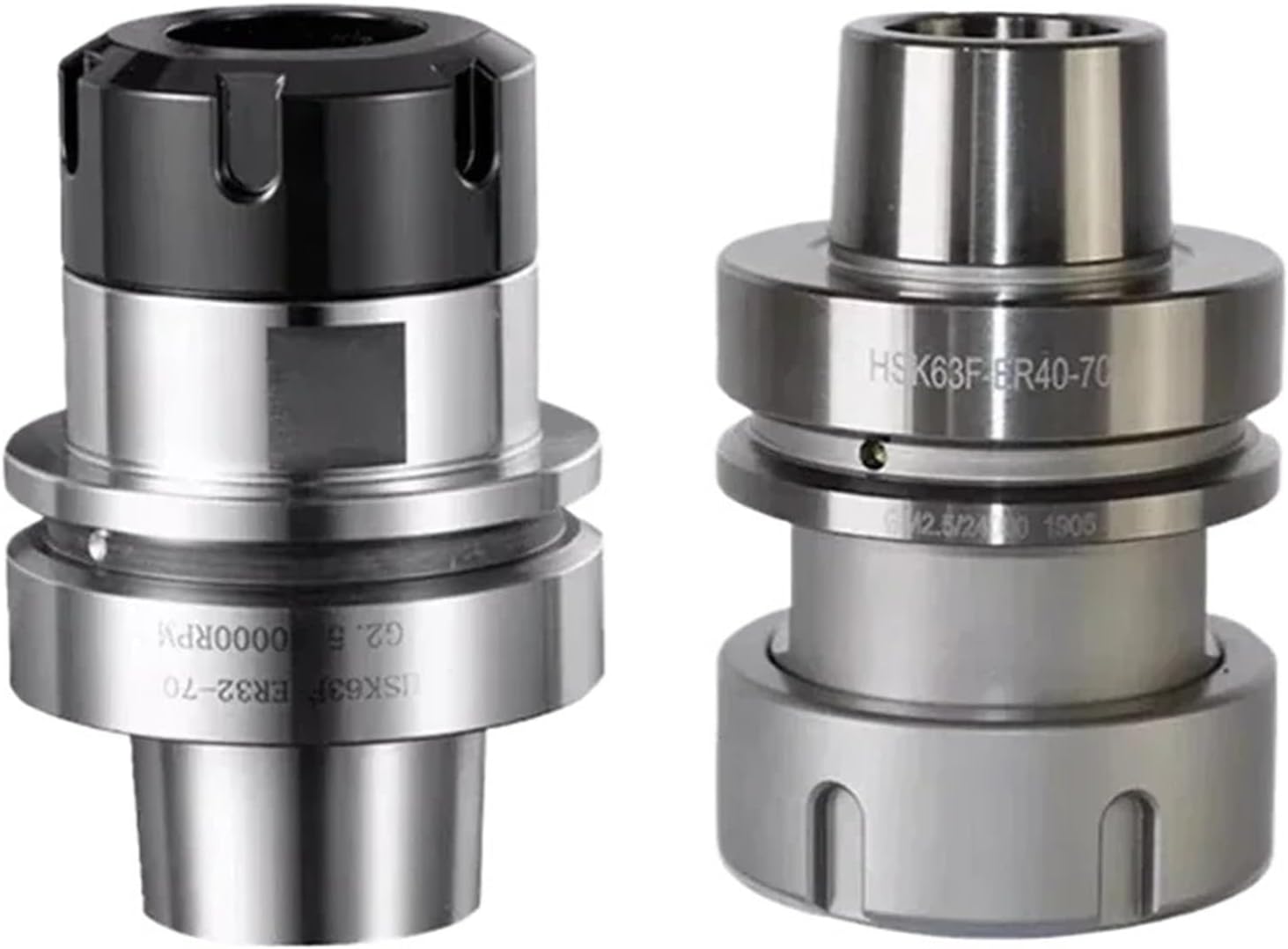 1pcs HSK63F HSK ER Tool Holder ER16 ER25 ER32 ER40 Tool Holder HSK 63F ER Engraving Woodworking Machine HSK63F Cnc Tool Holder(HSK63F-ER32-70L)